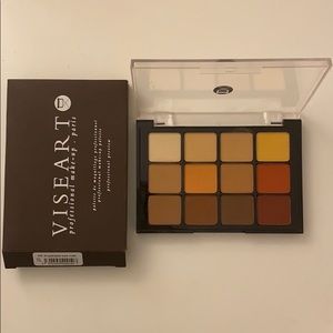 Viseart warm matte eyeshadow palette
